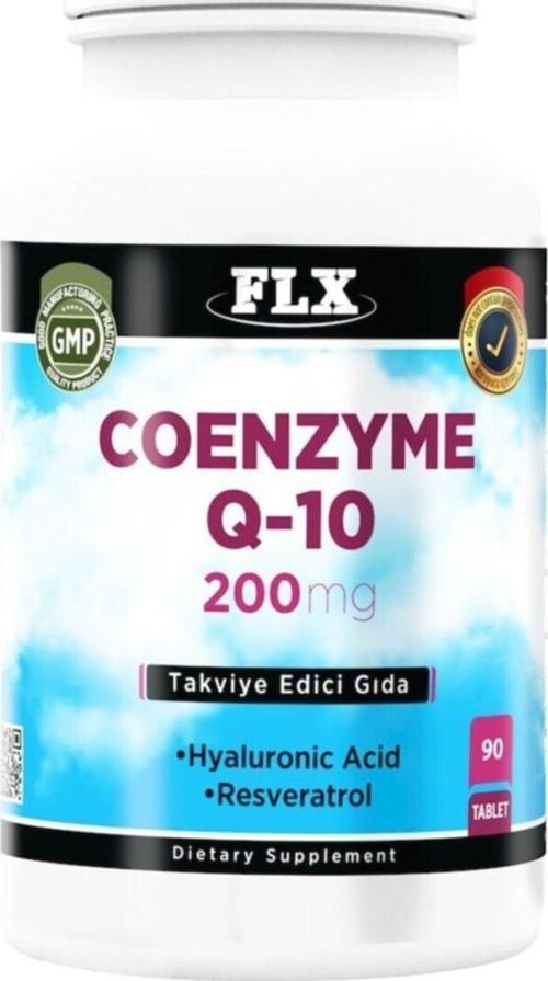 Koenzim Q-10 200 Mg Hyaluronik Asit Resveratrol 90 Tablet