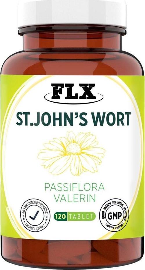 Flx St Johns Wort Passıflora Valerın 120 Tablet