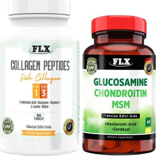Kollajen Tip 1-3 90 Tablet & Glucosamine Zerdeçal 60 Tablet
