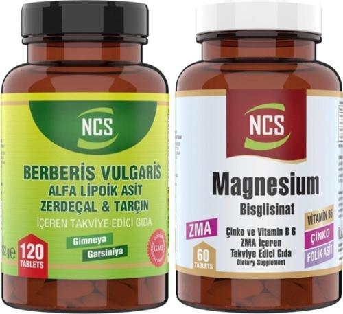 Berberis Vulgaris 120 Tablet Zma Magnezyum Bisglisinat 60 Tablet Çinko Folik Asit