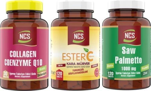 ® Ester C Vitamini Karamürver 120 Tablet Collagen Coenzyme Q10 30 Tablet