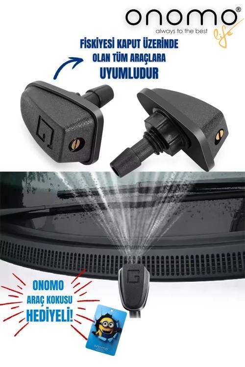 Life Universal 1.Kalite Spreyleme Jet Püskürtme Silecek Fıskiyesi 1 Takım (Sprey Şekilli Fiskiye)