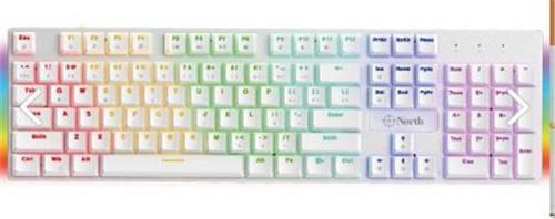 Shield White Red Switch Türkçe Q RGB Beyaz Mekanik Gaming Klavye