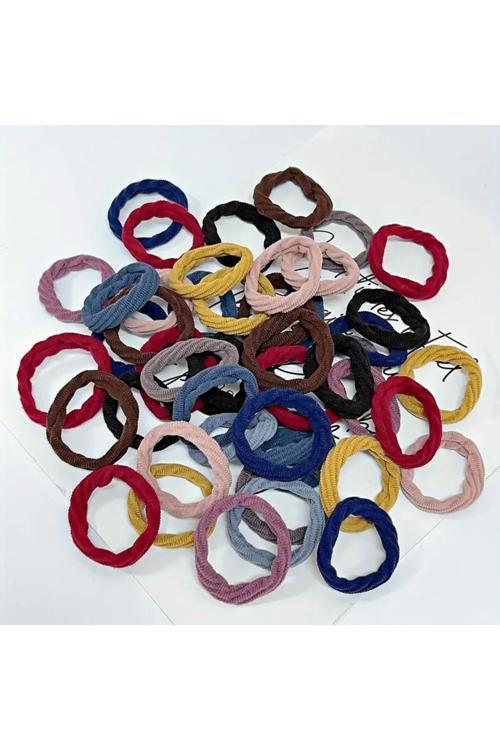 Life Yumuşak Kumaş Saç Tokası Seti Karışık Renkler 10 Adet