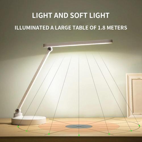 40 Led Çalışma Okuma Işığı Kademeli Masa Lambası Ayarlanabilir Renk Tonu Ve Parlaklık