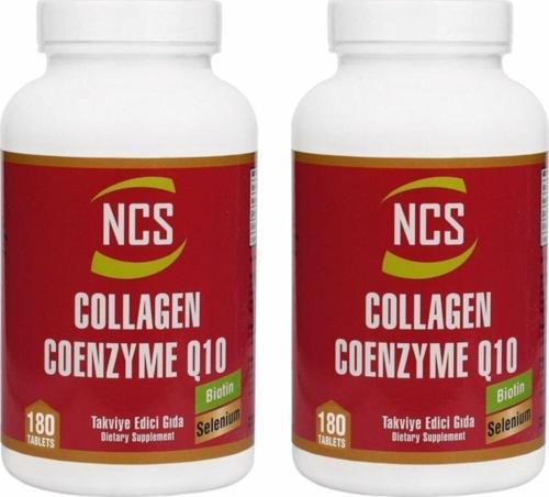 Collagen Coenzyme Q10 200 Mg Selenium 180 Tablet 2 Kutu