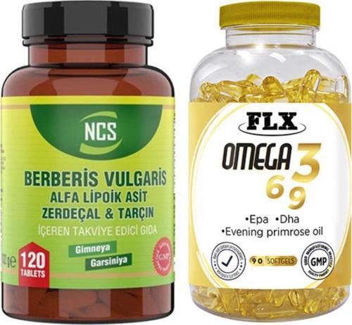 Berberis Vulgaris Zerdeçal 120 Tablet & Flx Omega 3-6-9 90 Tablet
