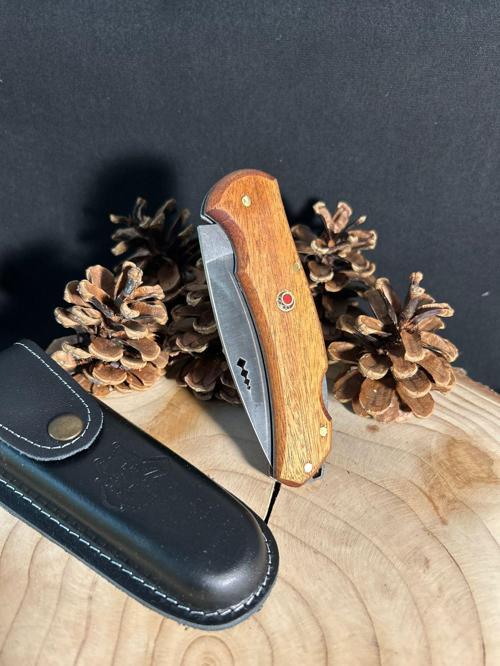 Sapelli Saplı Kamp Çakısı, Piknik Çakısı, Outdoor Çakı, Katlanır Çakı, Bushcraft Çakı