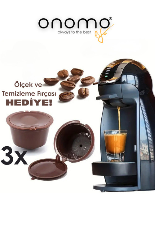 Life Dolce Gusto Uyumlu Kahve Kapsülü 3 Adet Yeniden Kullanılabilir