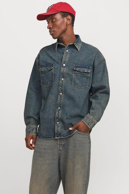 Jack & Jones Erkek  Kot Gömlek