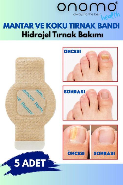 Health Tırnak Mantari Bandı, Hidrojel Tırnak Bakımı 5 Adet