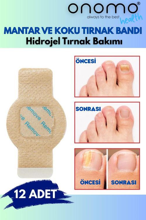 Health Tırnak Mantari Bandı, Hidrojel Tırnak Bakımı 12 Adet