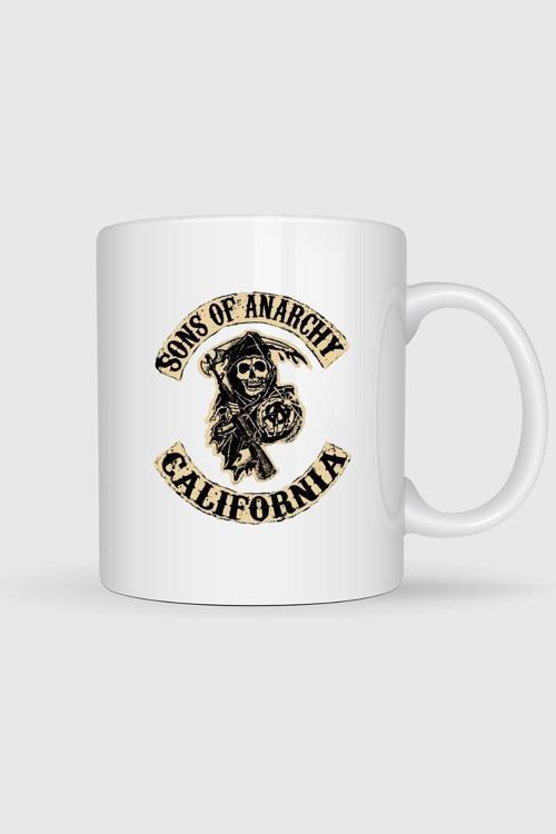  Sons Of Anarchy California Logo Tasarımlı Kupa Bardak