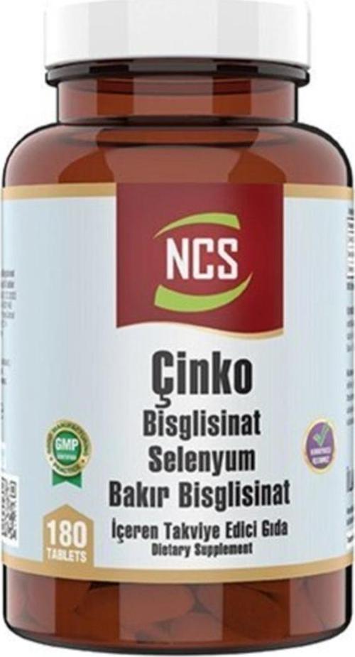 Çinko Bisglisinat & Bakır Selenium 180 Tablet