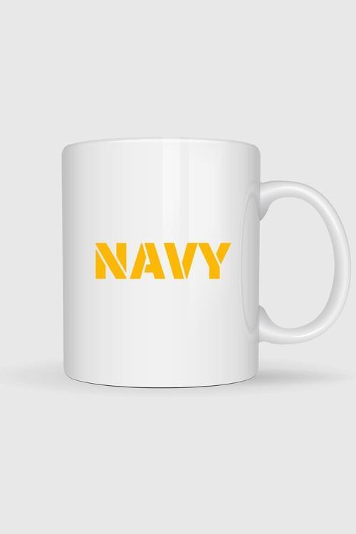  Navy  Donanma Yazısı Tasarımlı Kupa Bardak