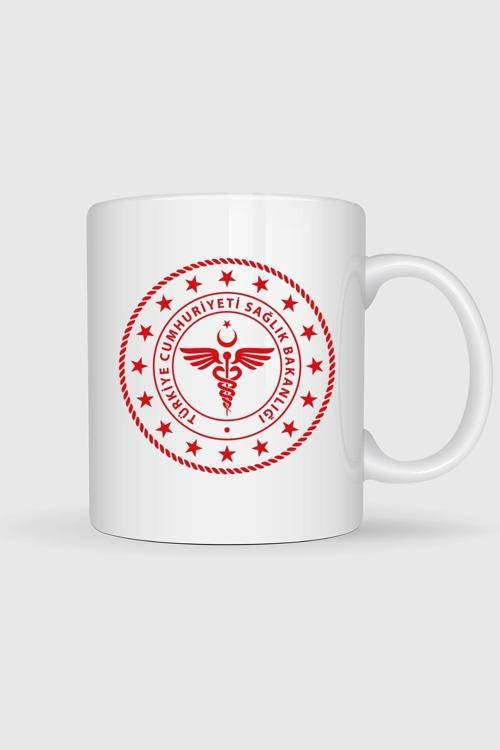 Türkiye Cumhuriyeti Sağlık Bakanlığı Tasarımlı Kupa Bardak