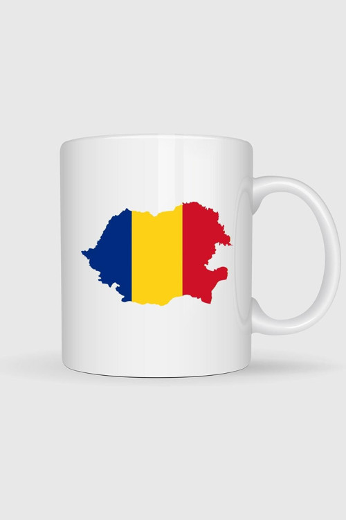 Flag Of Romania Tasarımlı Kupa Bardak