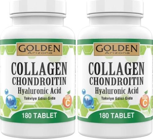 Golden Arizona Collagen Chondroitin 2 Kutu 360 Tablet Hyaluronic Acid Magnezyum Sitrat Vitamin C