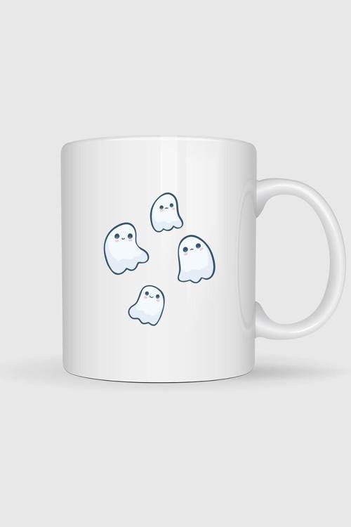  Ghost, Kawaii, Halloween Tasarımlı Kupa Bardak