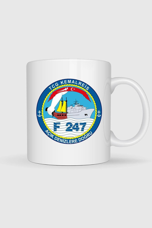 Tcg Kemalreis F247 Tasarımlı Kupa Bardak