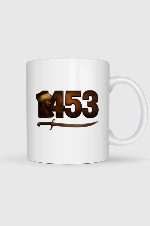 Osmanlı İstanbulun Fethi 1453 Ve Kılıç Tasarımlı Kupa Bardak