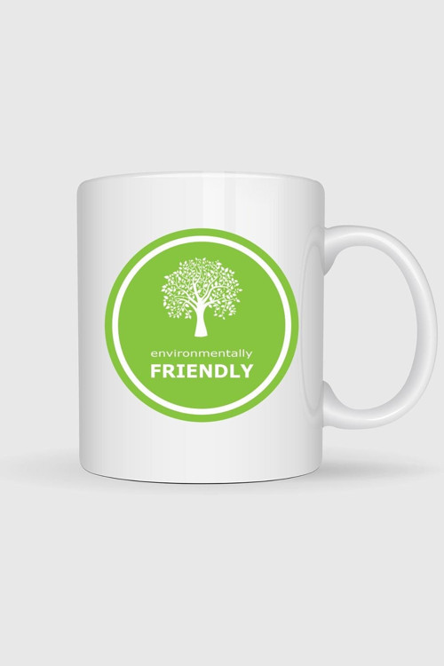 Environmentally Friendly Natural Environment Tasarımlı Kupa Bardak