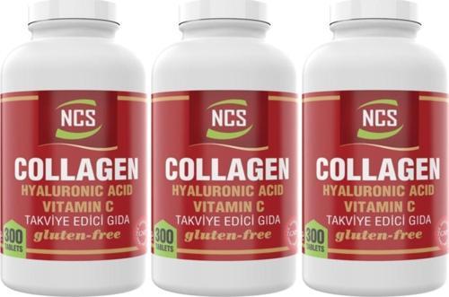 Hidrolize Collagen 3 Kutu 900 Tablet Hyaluronic Acid C Vitamini