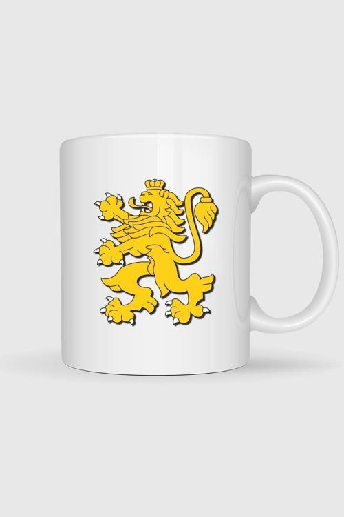  Coat Of Arms Of Bulgaria Lion Tasarımlı Kupa Bardak