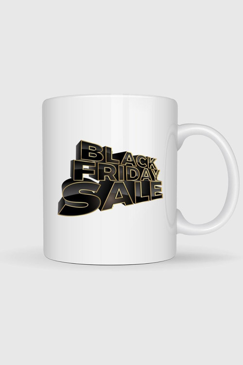 Black Friday Sale Advertisement Tasarımlı Kupa Bardak