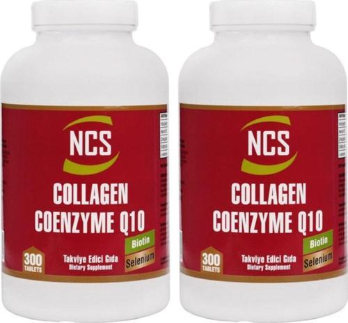 Hidrolize Collagen Coenzyme Q10 Biotin Zinc Selenium 300 Tablet X 2 Adet