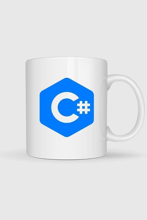  Csharp Logo Tasarımlı Kupa Bardak