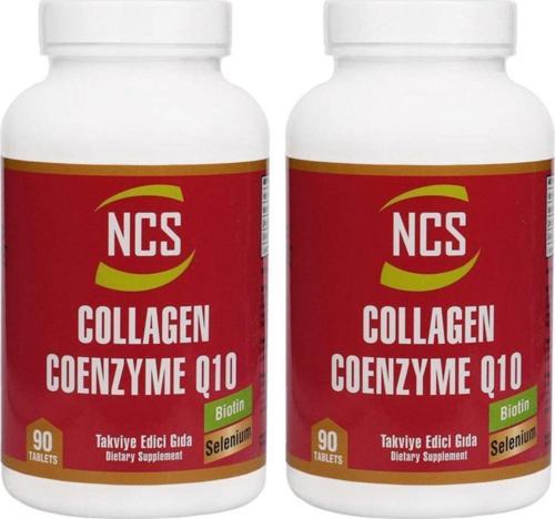 Hidrolize Collagen Coenzyme Q10 Biotin Zinc Selenium 90 Tablet X 2 Adet