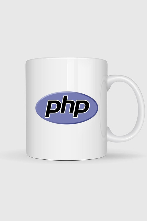 Php Logo Tasarımlı Kupa Bardak