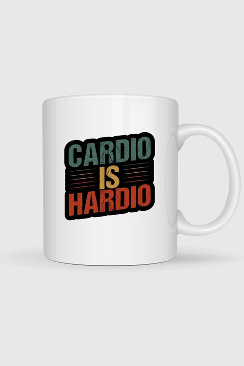 Cardio İs Hardio Fitness Gym Tasarımlı Kupa Bardak