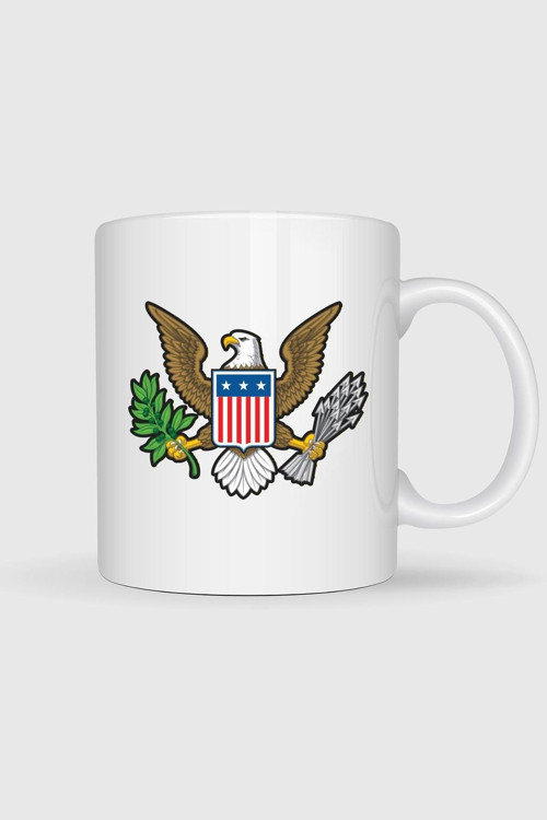 American Bald Eagle Tasarımlı Kupa Bardak