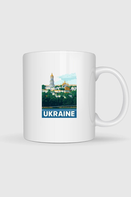 Ukrayna Tasarımlı Kupa Bardak