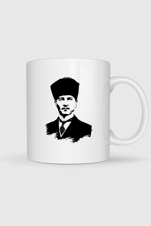Mustafa Kemal Atatürk Tasarımlı Kupa Bardak