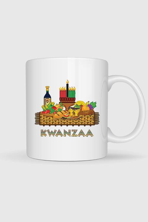 Kwanzaa African Piknik Sepeti Tasarımlı Kupa Bardak