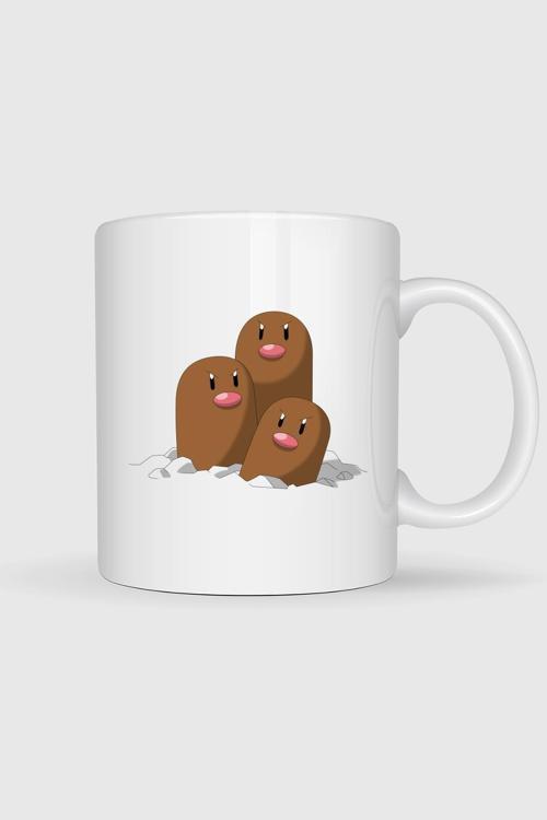  Dugtrio Baskılı Kupa Bardak