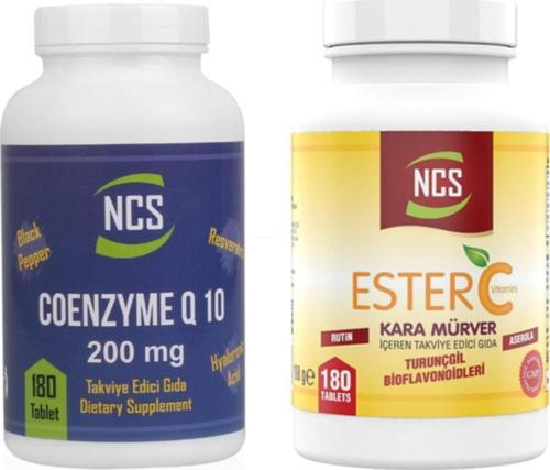 Coenzyme Q10 200 Mg 180 Tablet Ester C 1000 Mg 180 Tablet