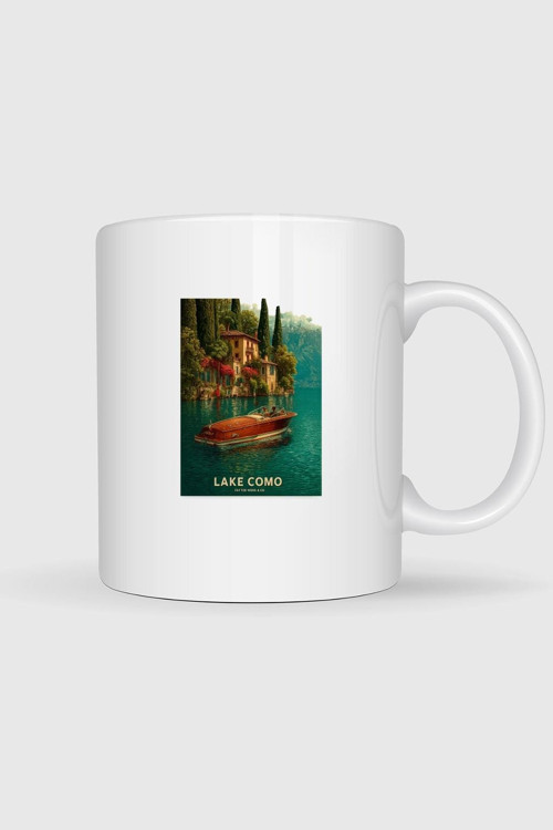 Lake Como İtalya Tasarımlı Kupa Bardak