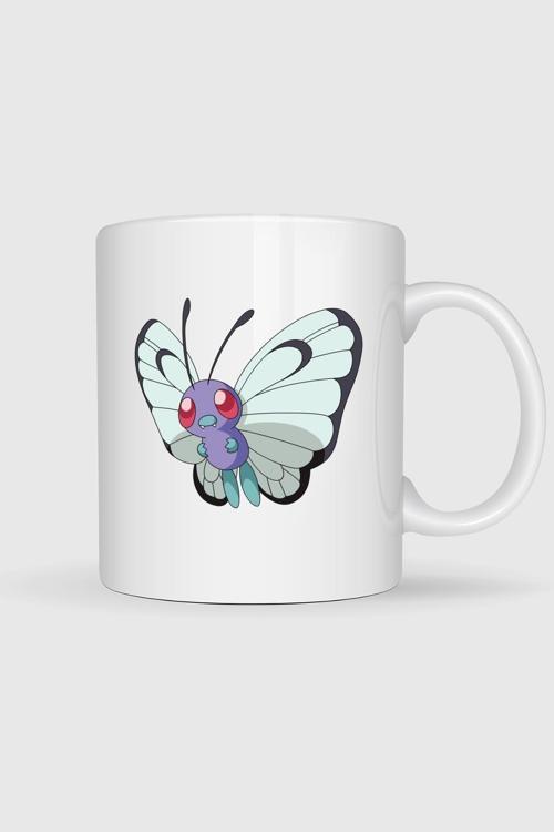 Butterfly Baskılı Kupa Bardak