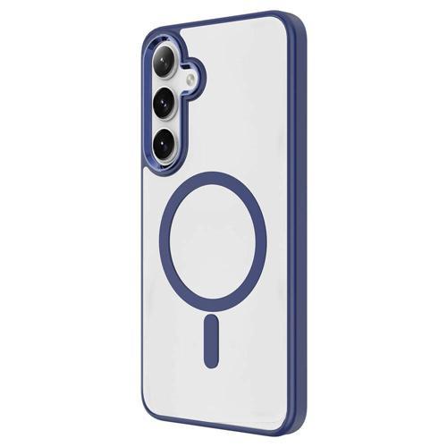 Galaxy S24 Kılıf M-safe Şarj Özellikli Zore Krom M-safe Silikon Kapak