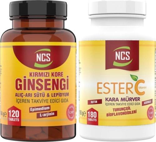 Kore Ginseng Extract 120 Tablet Ester C Vitamini 180 Tablet Karamürver