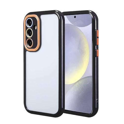 Galaxy S24 Kılıf Kamera Korumalı Renkli Kenar ve Çerçeve Tasarımlı Zore Vitamin Kapak