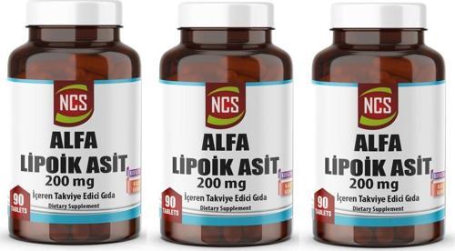 L-Carnitine Alpha Lipoic Acid Koenzim Q10 90 Tablet 3 Kutu