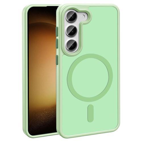 Galaxy S24 FE Kılıf M-safe Şarj Özellikli Mat Arka Yüzey Zore Sio Kapak