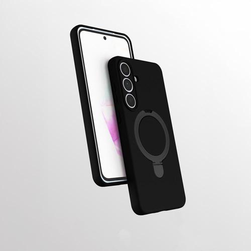 Galaxy S24 FE Kılıf M-safe Şarj Özellikli Standlı Zore Samara Kapak