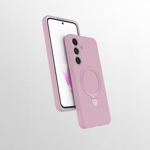 Galaxy S24 FE Kılıf M-safe Şarj Özellikli Standlı Zore Samara Kapak