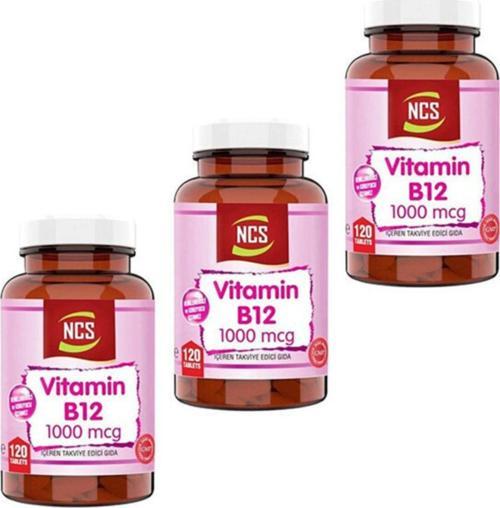 Vitamin B12 Metilkobalamin 1000 Mcg 120 Tablet 3 Kutu